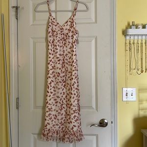 Butterfly maxi dress